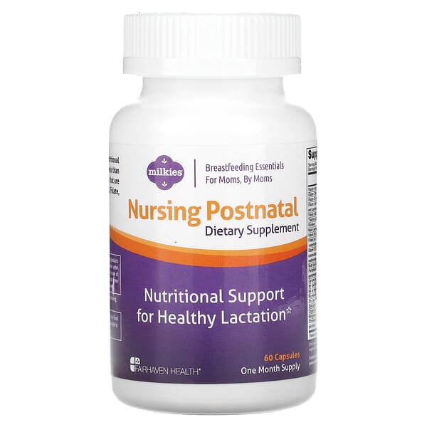 Milkies, Nursing Postnatal, 60 Capsules
