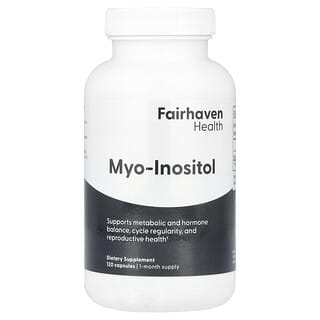 Fairhaven Health, Myo-Inositol, Para Mulheres e Homens, 120 Cápsulas