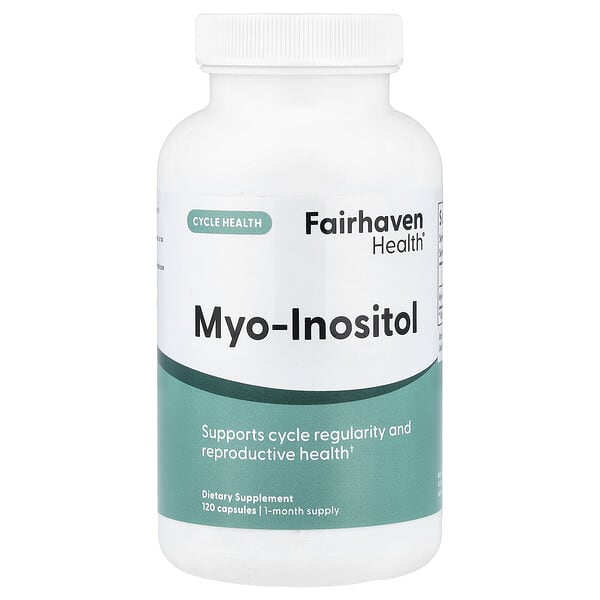 Fairhaven Health, Myo-肌醇，2000 毫克，120 粒膠囊（每粒膠囊 500 毫克）
