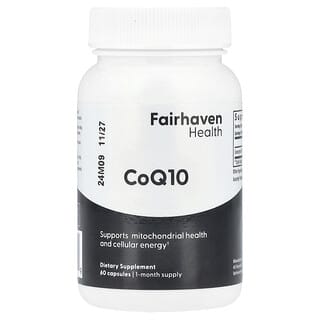 Fairhaven Health, CoQ10, 100 mg, 60 cápsulas