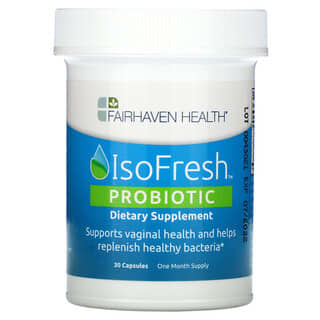 Fairhaven Health, IsoFresh Probiotique pour l'équilibre féminin, 30 capsules