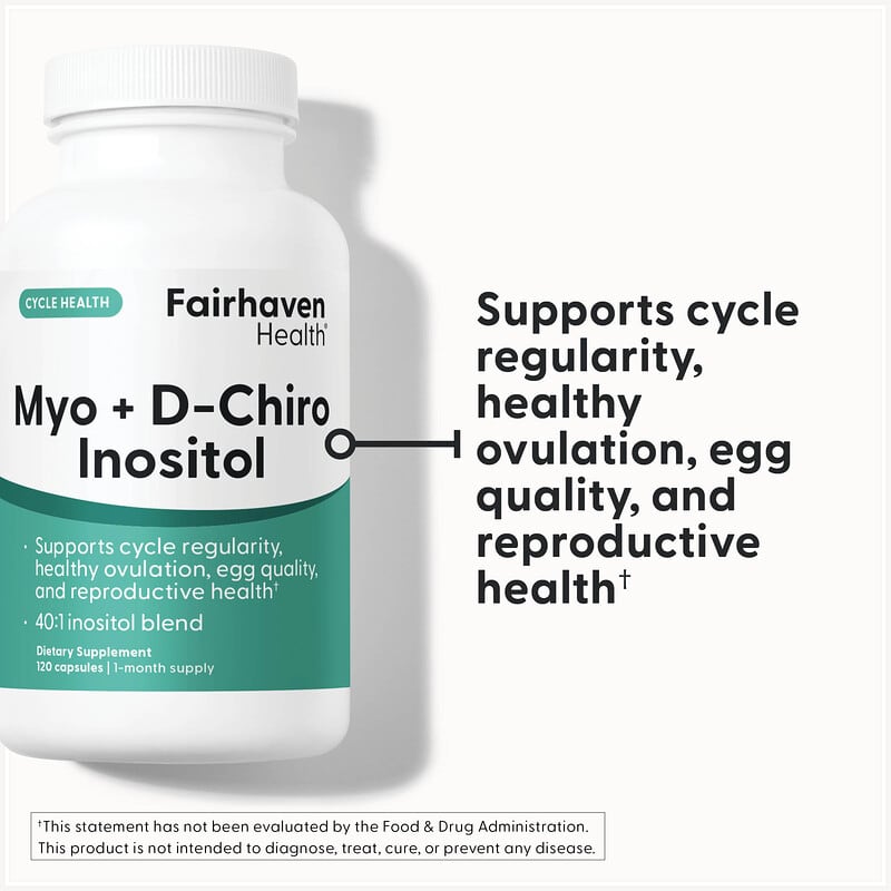 Fairhaven Health、ミオ＋D-カイロイノシトール、120粒 | iHerb