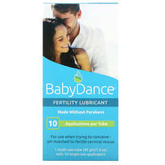 Fairhaven Health, Baby Dance, Lubricante para la fertilidad, 1 tubo multiusos con 10 aplicadores desechables