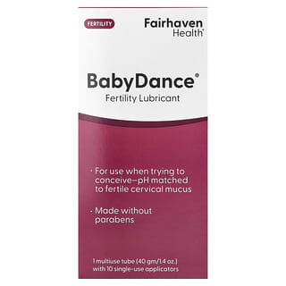 فيرهافن هيلث‏, Baby Dance، مزلق الخصوبة، أنبوب واحد متعدد الاستخدامات مزود بـ 10 أدوات توزيع للاستخدام مرة واحدة