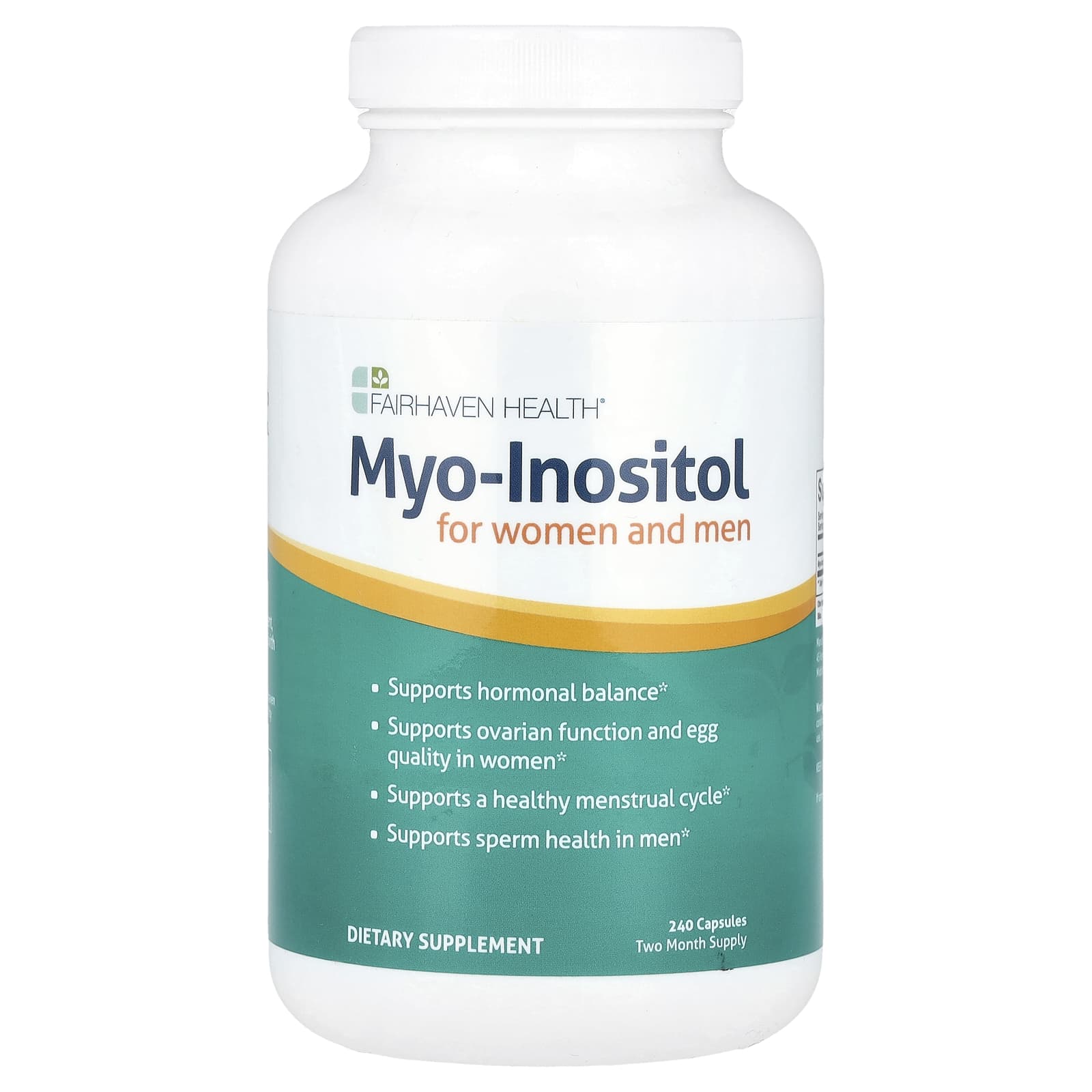 Fairhaven Health, Myo-Inositol, For Women and Men, 240 Capsules