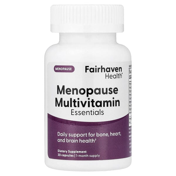 Fairhaven Health Menopause Multivitamin Essentials, 30 Capsules