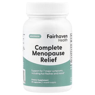 Fairhaven Health, Alívio Completo para a Menopausa, 30 Cápsulas