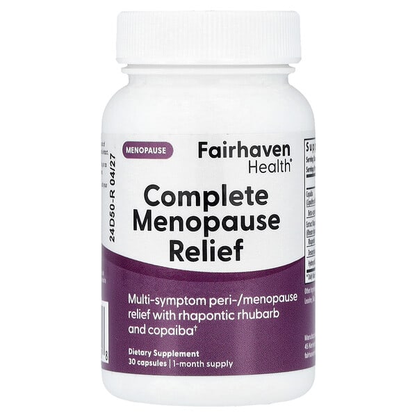 Fairhaven Health Complete Menopause Relief, 30 Capsules