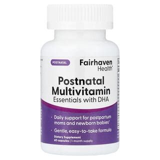 Fairhaven Health, Postnatale multivitamine, 60 capsules