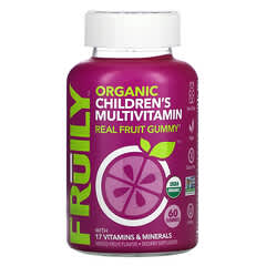 Fruily, Organic Children's Multivitamin with 17 Vitamins and Minerals, Mixed Fruit, 60 Gummies (Discontinued Item) 