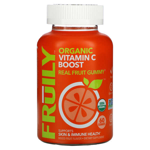 Fruily, Organic Vitamin C Boost, Mixed Fruit Flavor, 60 Gummies (Discontinued Item) 
