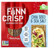 Finn Crisp, Sourdough Rye Thins, Chia Seed & Sea Salt, 6.8 oz (195 g)