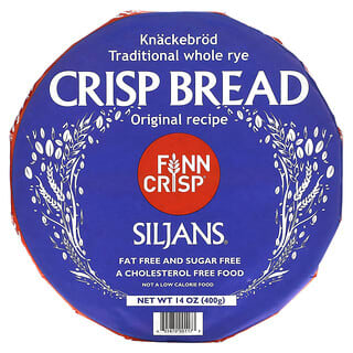 Finn Crisp, Siljans, хрустящий хлеб, оригинальный рецепт, 400 г (14 унций)