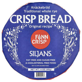 Finn Crisp, Siljans, хрустящий хлеб, оригинальный рецепт, 400 г (14 унций)