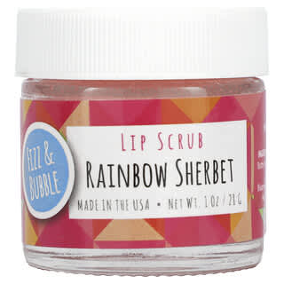 Fizz & Bubble, Lip Scrub, Rainbow Sherbet, 1 oz (28 g)