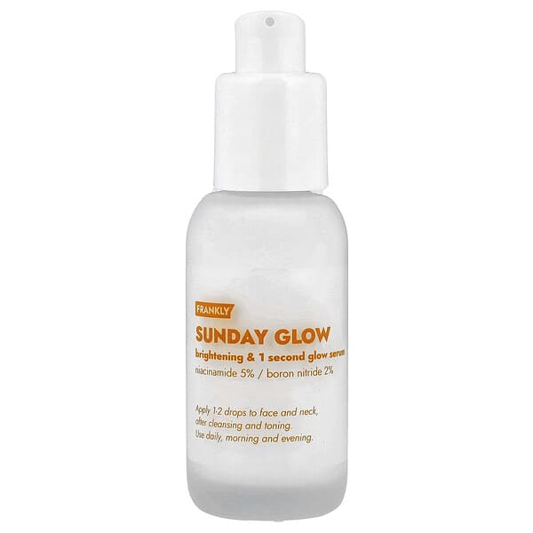 Frankly, Sunday Glow Instant Radiance & Glow Serum, 37 ml