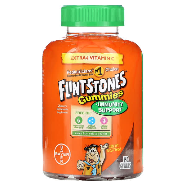 Flintstones, Children's Multivitamin, + Immunity Support, 150  Gummies