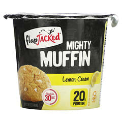 FlapJacked, Mighty Muffin, лимонный крем, 55 г (1,94 унции)