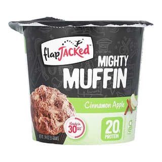 FlapJacked, Mighty Muffin, со вкусом яблока и корицы, 55 г (1,94 унции)