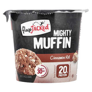 FlapJacked, Mighty Muffin, Cinnamon Roll, 1.94 oz (55 g)