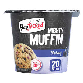 FlapJacked‏, Mighty Muffin, אוכמניות, 55 גרם (1.94 אונקיות)