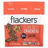 Flackers, Flax Seed Crackers, Savory, 5 oz (142 g)