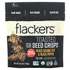 Toasted Flax Seed Crisps, Black Sesame Seed & Black Pepper, 4.5 oz (128 g)