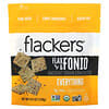 Flax & Fonio Ancient Grain Crackers, Everything, 4.5 oz (128 g)