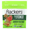 Flax & Fonio, крекеры со вкусом традиционных злаков, садовые овощи, 128 г (4,5 унции)