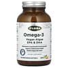 омега-3, веганские водоросли, ЭПК и ДГК, 60 вегетарианских капсул