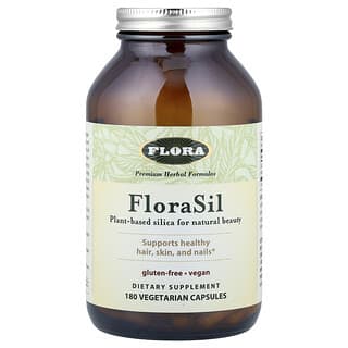 FloraSil, 180 cápsulas vegetales (9 mg por cápsula)
