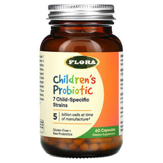 Flora, Children's Probiotic, 5 Billion, 60 Capsules
