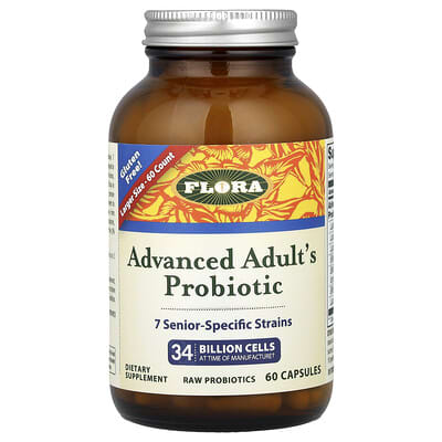 Flora, Advanced Adult's Probiotic, 60 Capsules