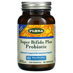 Flora, Super Bifido Plus Probiotique, 102 milliards de cellules, 30 capsules