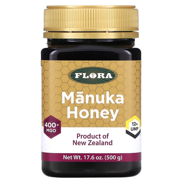 Flora, Manuka Honey, MGO 400+, 17.6 oz (500 g)