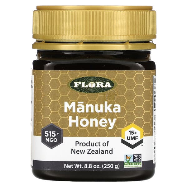 Flora, Manuka Honey, UMF 15+, MGO 515+, 8.8 oz (250 g)