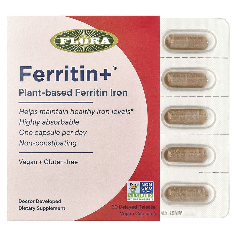 Ferritin+®（フェリチンプラス）、植物性フェリチン鉄、遅延放出