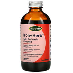 Flora, Iron+ Herb With B-Vitamin Complex, 7.7 fl oz ( 228 ml)