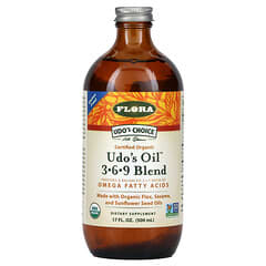 Flora, Mezcla 3-6-9 de aceites de Udo, 500 ml (17 oz. Líq.)