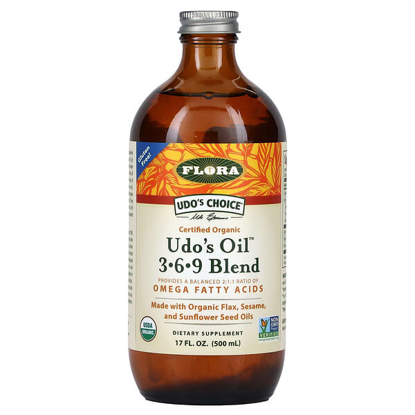 Flora, Udo's Oil（ウドズオイル）3-6-9ブレンド、500ml（17液量オンス）