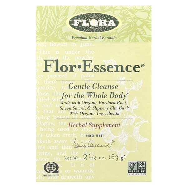 Flora, Flor·Essence, 전신에 작용하는 부드러운 디톡스, 63 g(2 1/8 oz)