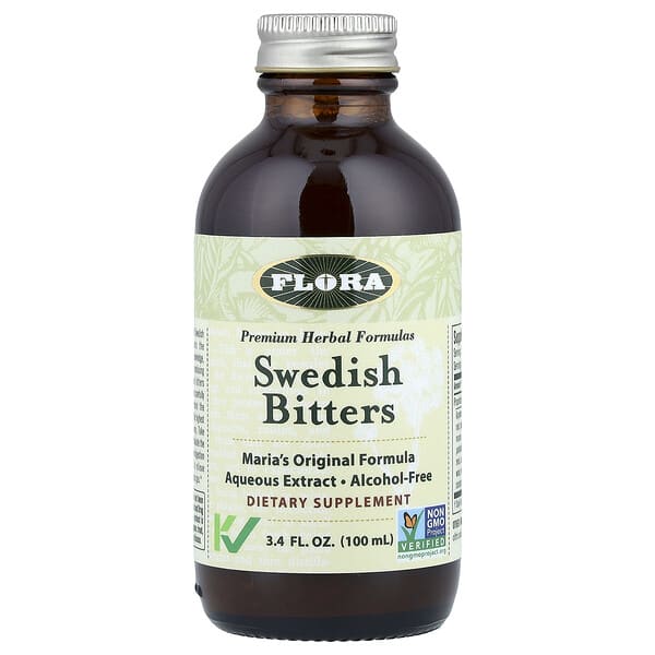 Swedish Bitters, Alcohol-Free, 3.4 fl oz (100 ml)