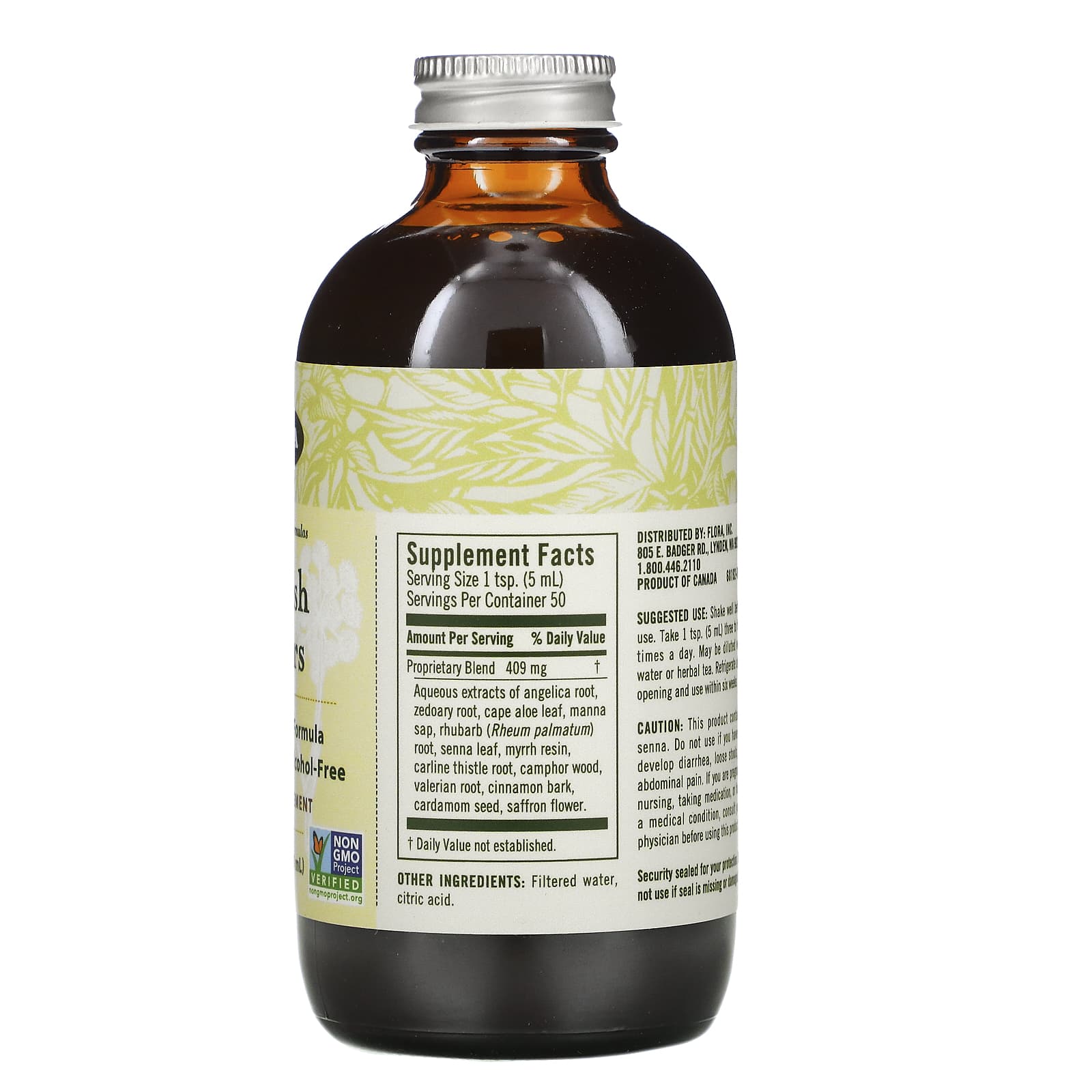 Flora, Swedish Bitters, 8.5 fl oz (250 ml)