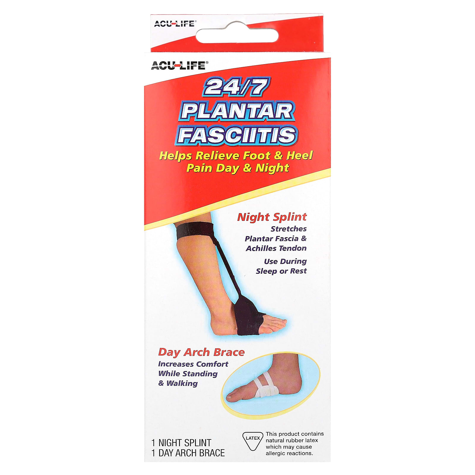 Quanquer-Plantar Fasciitis Night Splint Foot : : Health