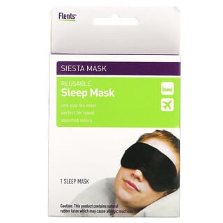 Flents, Reusable Sleep Mask, One Size Fits Most, 1 Mask