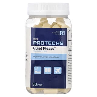 Flents, Protechs™, Quiet Please, Foam Ear Plugs, 50 Pair