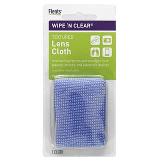 Flents, Wipe 'N Clear, текстурированная салфетка для линз, 1 шт.