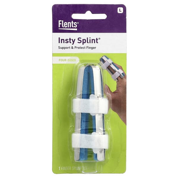 Flents, Insty Splint®, Four-Sided Finger Splint, L, 1 Count
