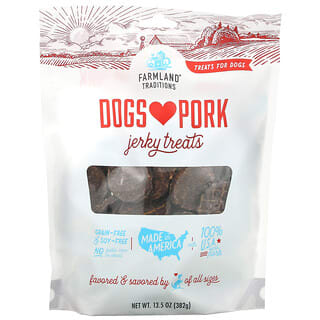 Farmland Traditions, Dogs Love Pork, Jerky Treats, 13.5 oz (382 g)