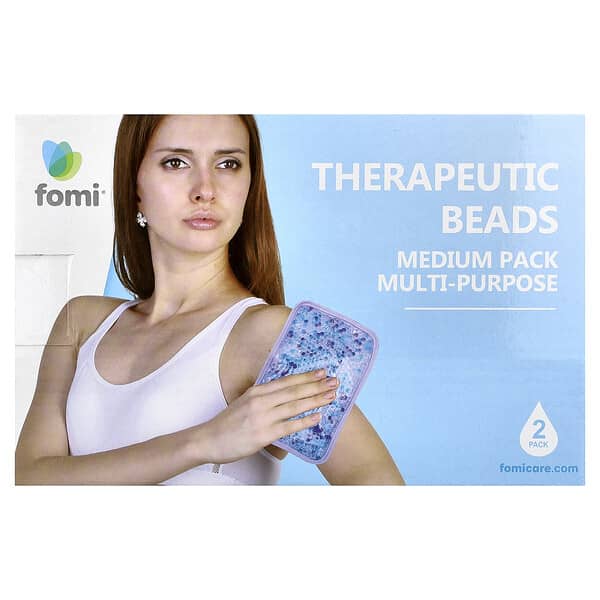FOMI, Therapeutic Beads, 미디엄 팩, 라벤더, 2팩